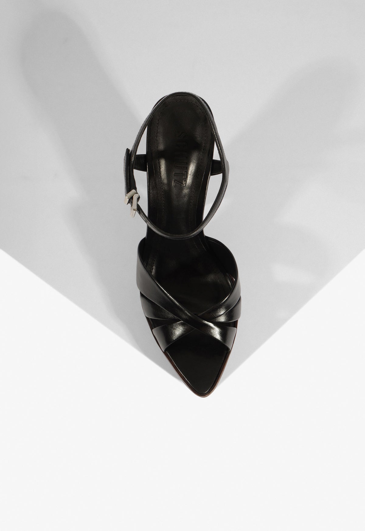 Keefa Wood Platform Leather Sandal - Schutz Shoes