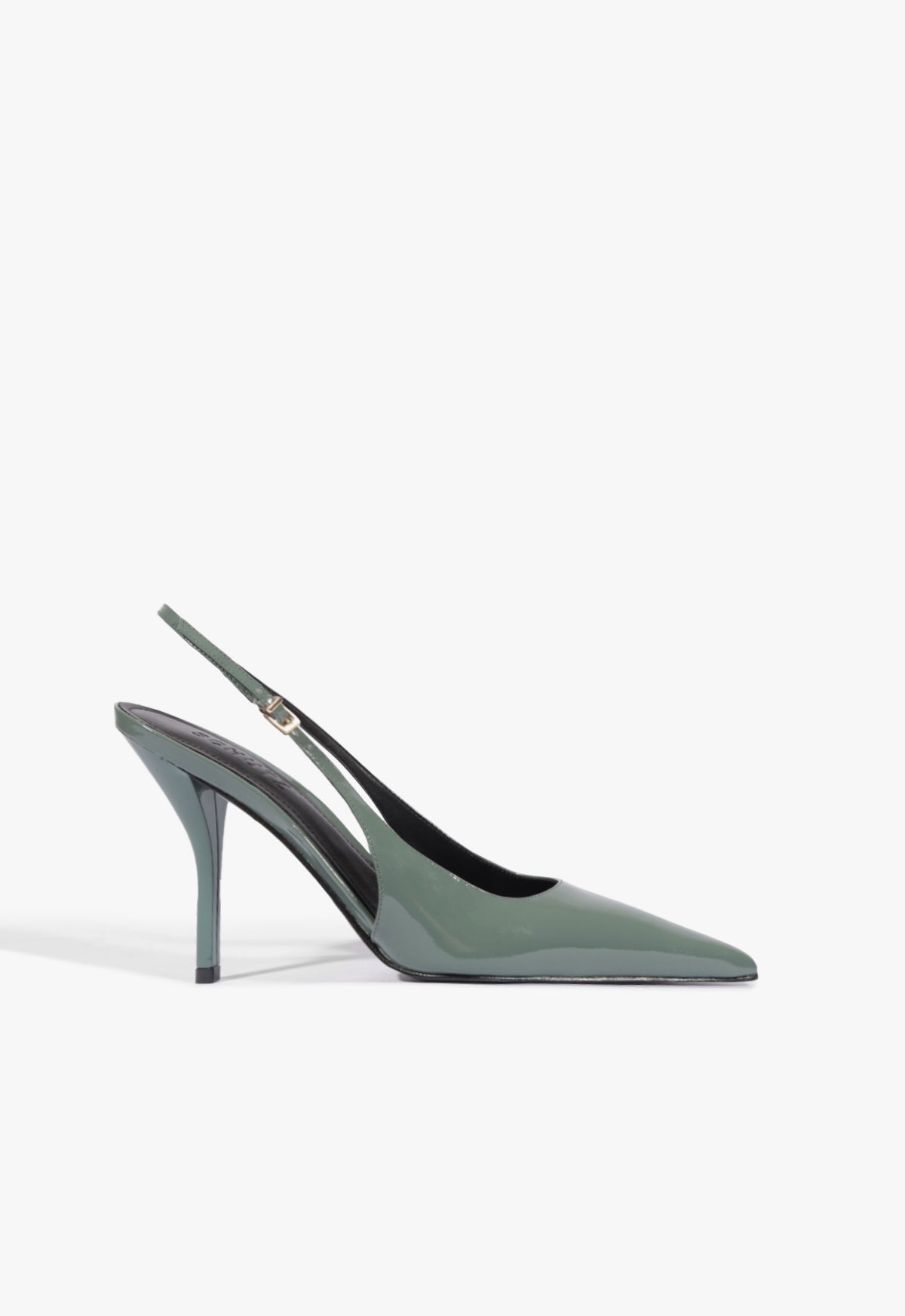 Liora Patent Leather Pump 5 Myrtle Green Patent - Schutz Shoes