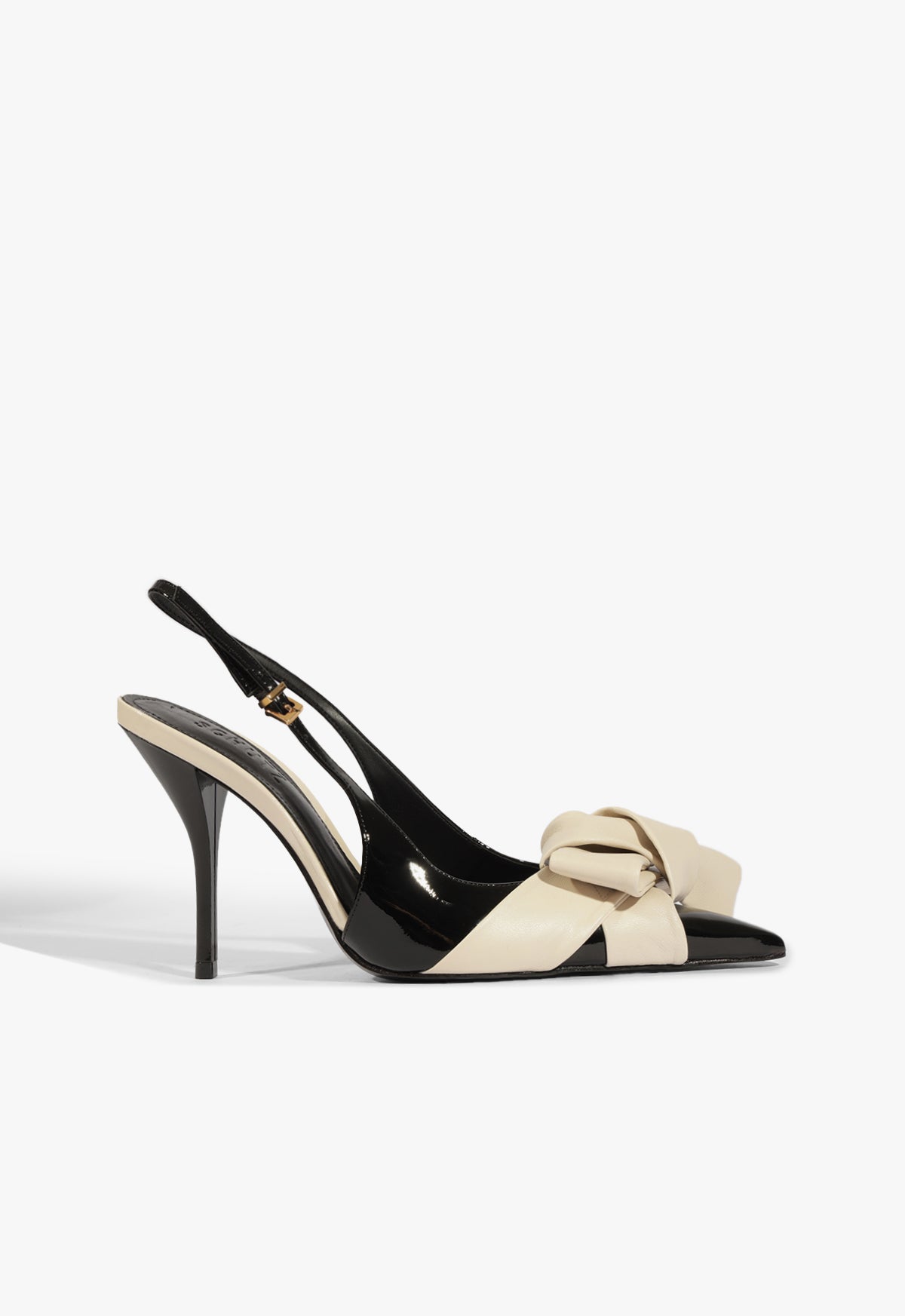 Liora Bow Patent Leather Pump 5 Sugar White Patent - Schutz Shoes