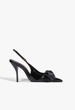 Liora Bow Patent Leather Pump 5 Black Patent - Schutz Shoes