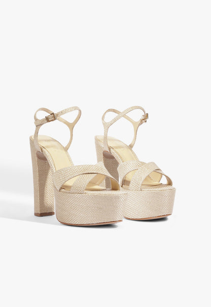 Kiona Raffia Platform Sandal - Schutz Shoes