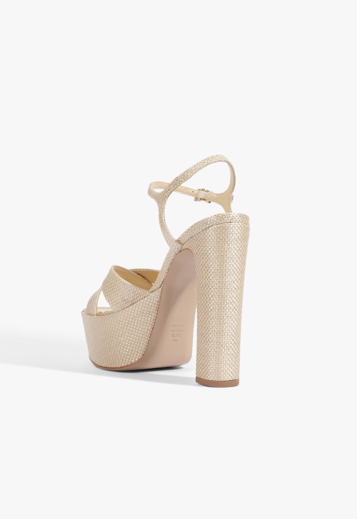 Kiona Raffia Platform Sandal - Schutz Shoes
