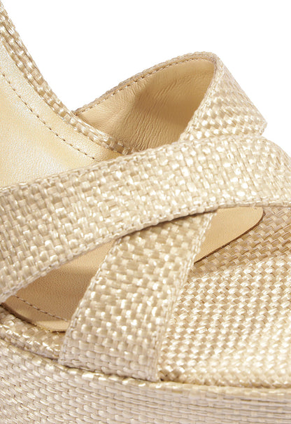 Kiona Raffia Platform Sandal - Schutz Shoes