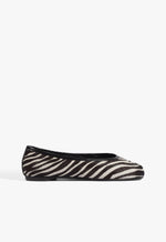 Yumi Leather Ballet Flat 5 Animal Print Leather - Schutz Shoes