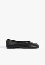 Yumi Leather Ballet Flat 5 Black Leather - Schutz Shoes