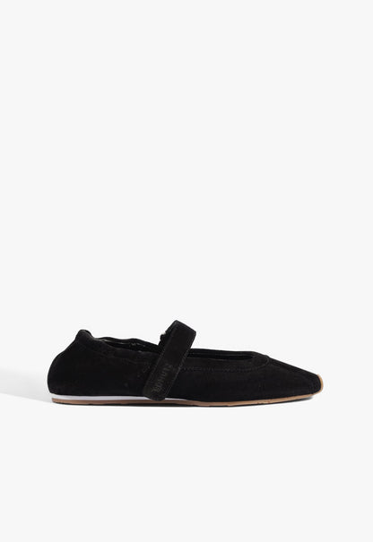Vivi Suede Sneakerina 5 Black Suede - Schutz Shoes