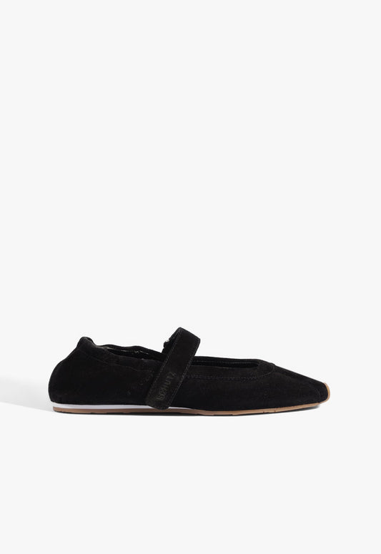 Vivi Suede Sneakerina 5 Black Suede - Schutz Shoes