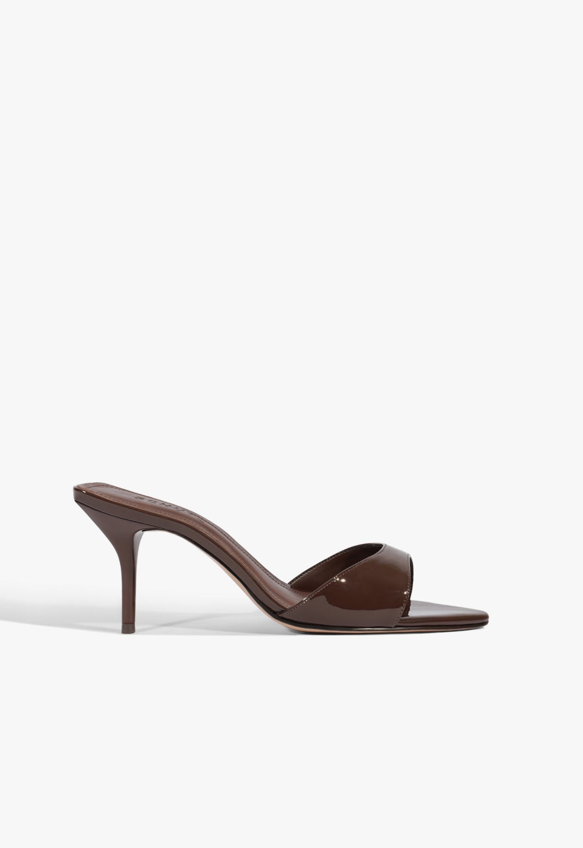 Elodie Patent Sandal 5 Root Brown Patent - Schutz Shoes